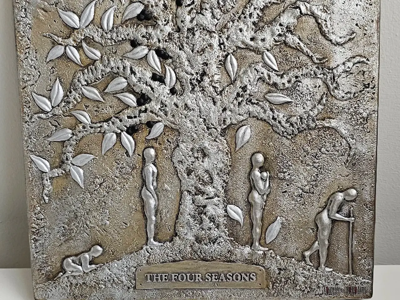 Billede 1 - "The Four Seasons" vægrelief af Patrice Barat