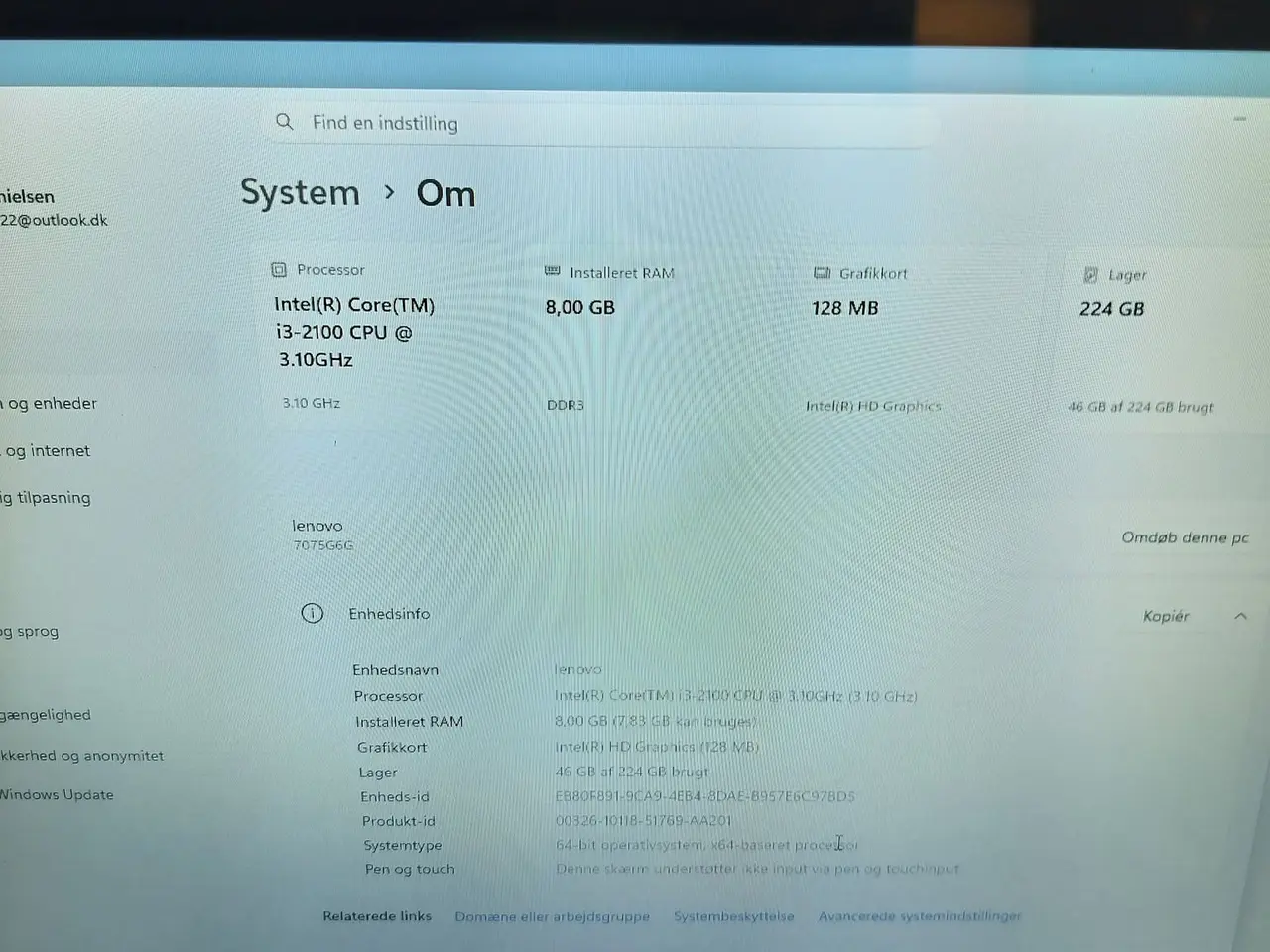 Billede 2 - fin computer som er som ny og klar tilbrug 