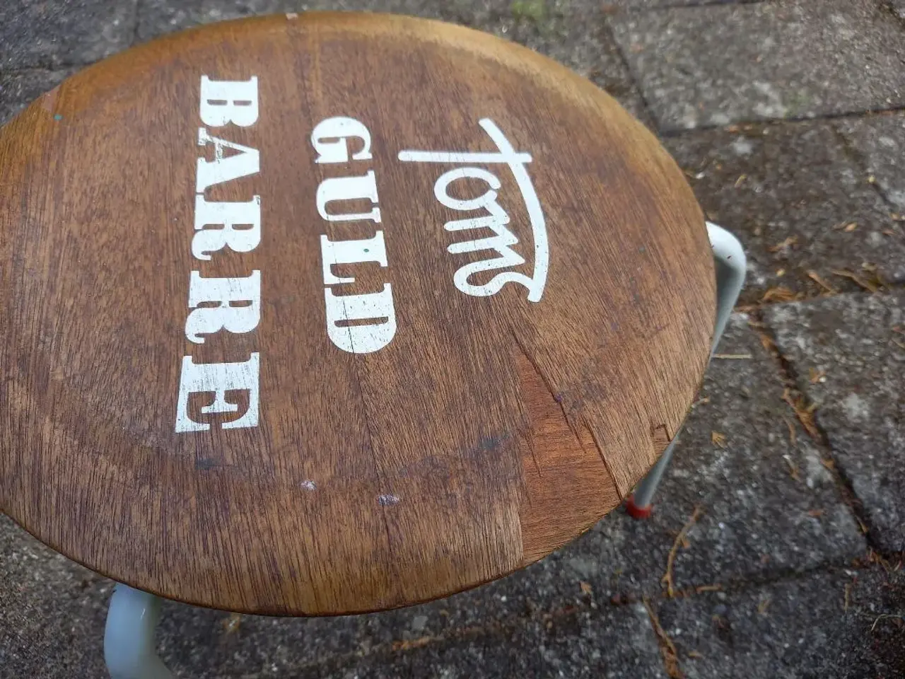 Billede 3 - Unik Taburet I teak finer.