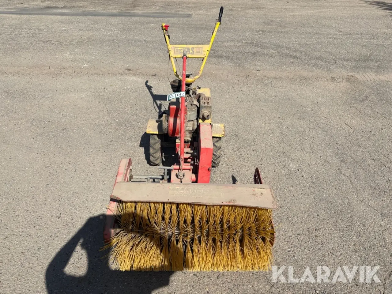 Billede 2 - 2-hjulet traktor Texas 521 med kost