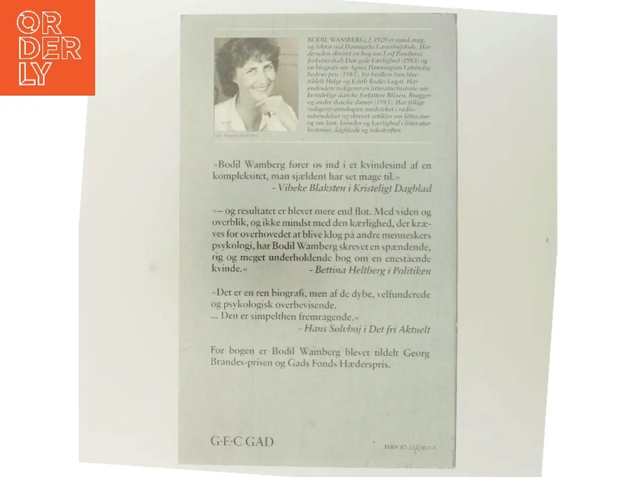 Billede 3 - Johanne Luise Heiberg af Bodil Wamberg (Bog)
