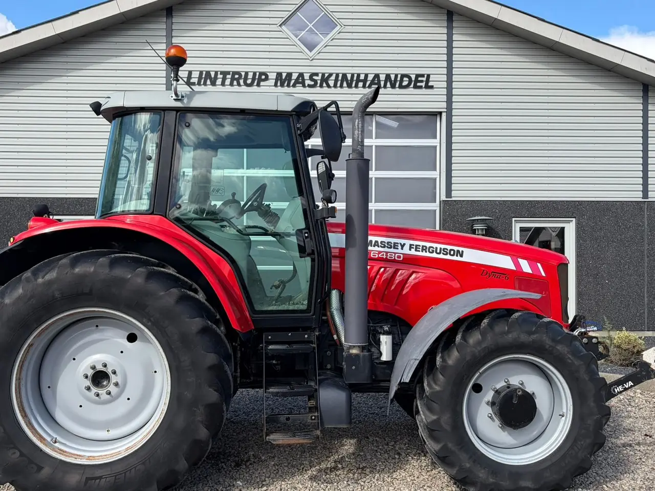 Billede 2 - Massey Ferguson 6480 Dyna 6 med frontlift Meget Veldholdt