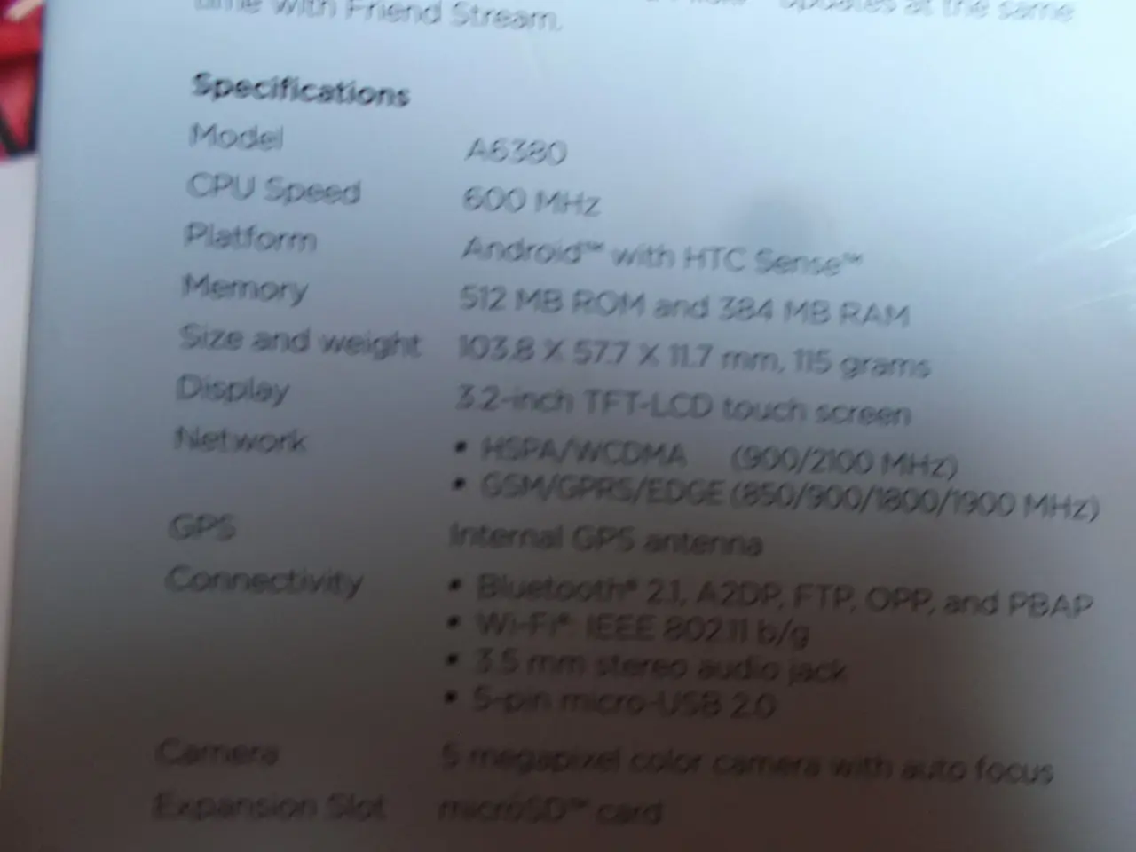 Billede 6 - hTC Gratia smartphone med 3,2" TFT skærm
