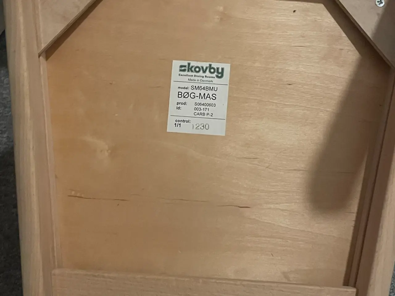 Billede 5 - Skovby SM64 spisebordsstol – massiv bøg