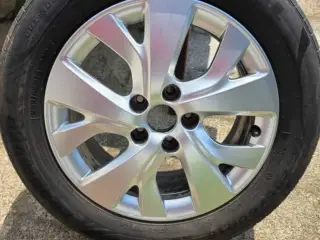 Originale Citroën alufælge med sommerdæk