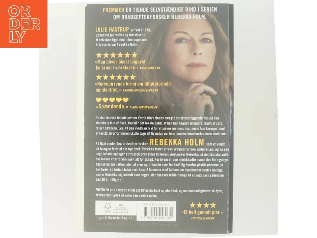 Billede 3 - Fremmed : krimi af Julie Hastrup (Bog)