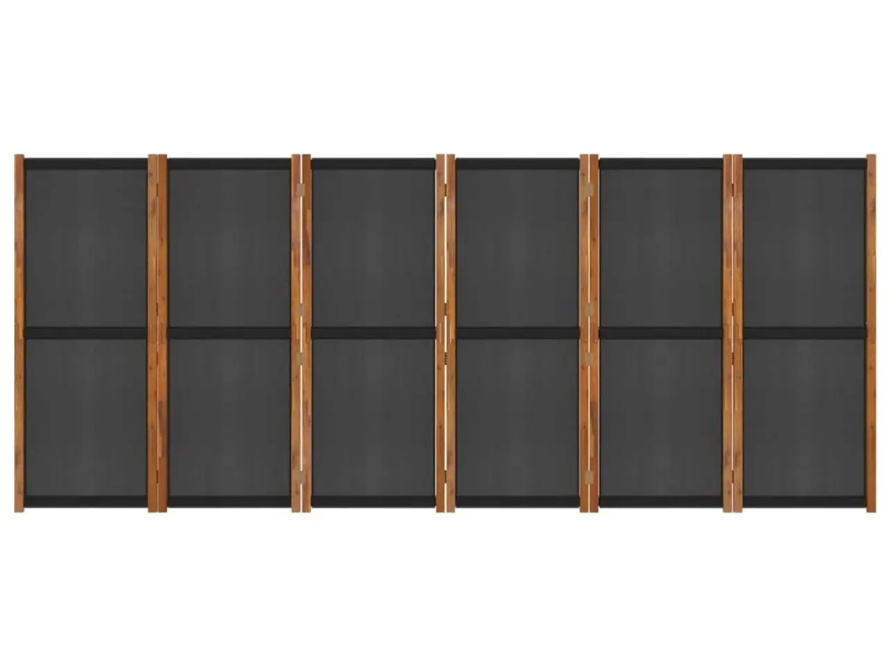 Billede 6 - 6-panels rumdeler 420x180 cm sort