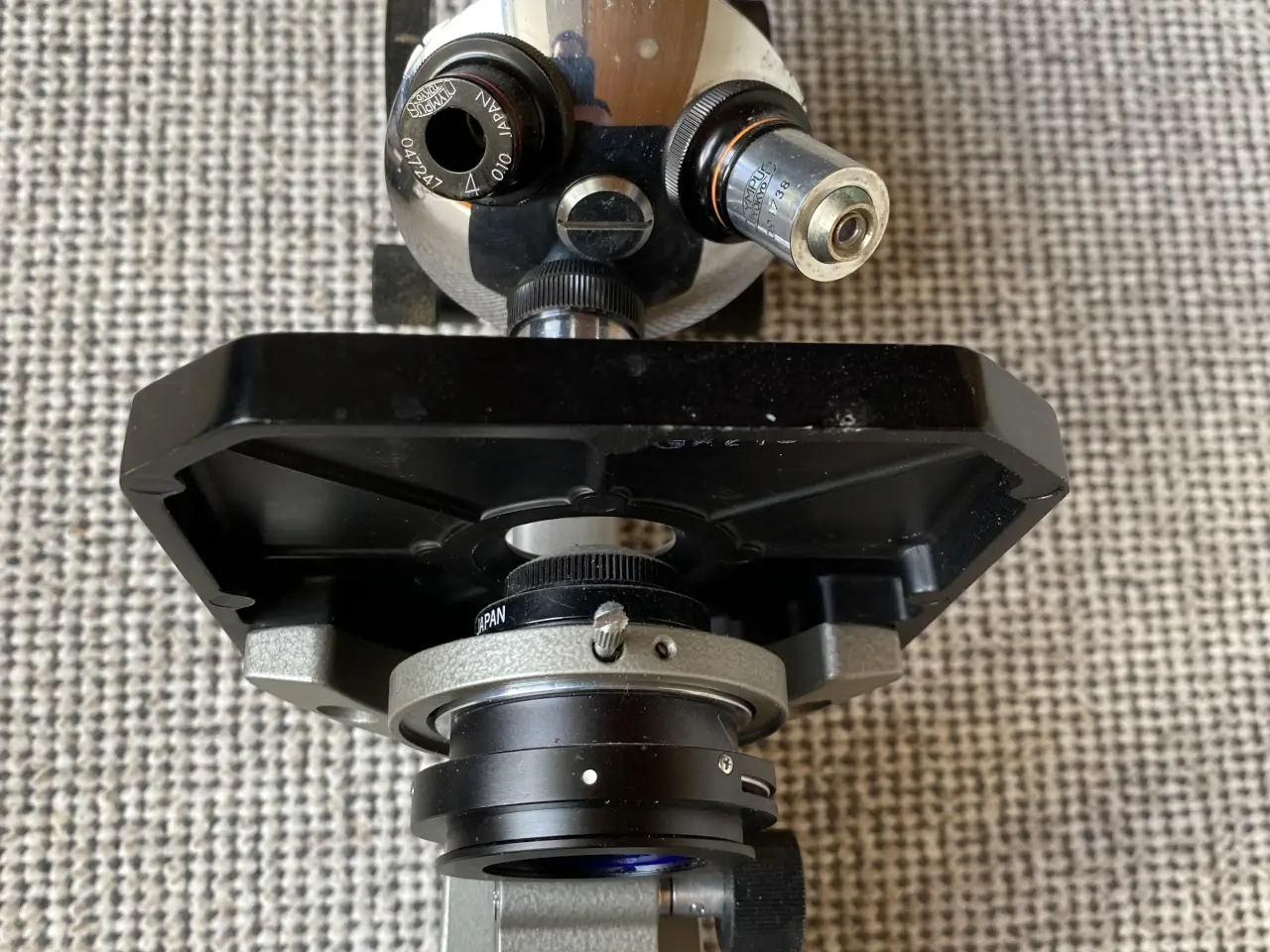 Billede 3 - Mikroskop Olympus 35 cm i fin stand