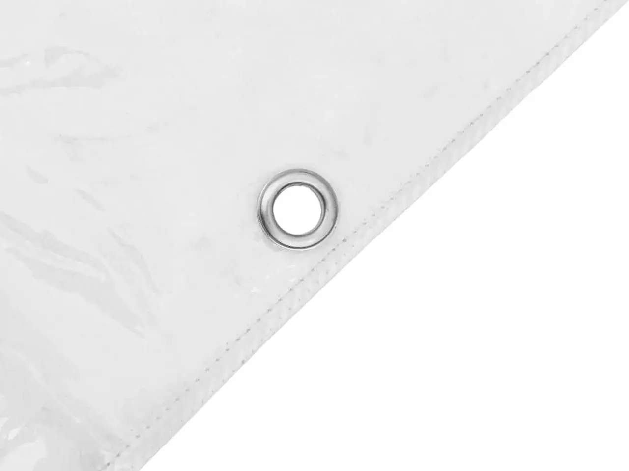 Billede 8 - Klar presenning med øjer 2 x 2 m PVC