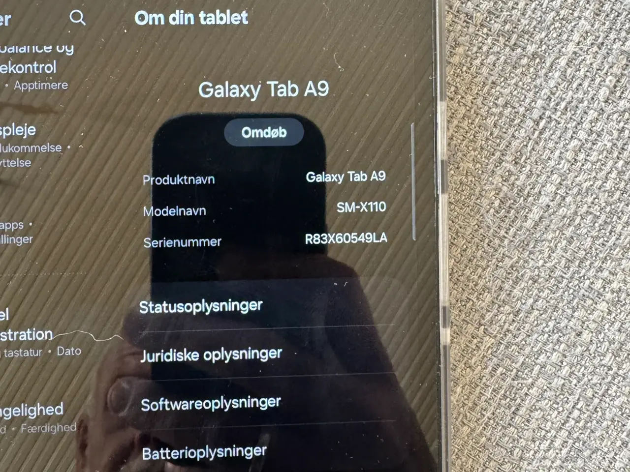 Billede 4 - Samsung Galaxy Tab A9 tablet 64 GB