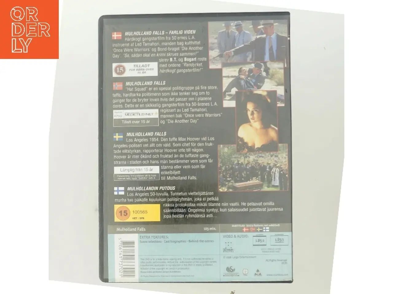 Billede 3 - Mulholland Falls med Nick Nolte (DVD)