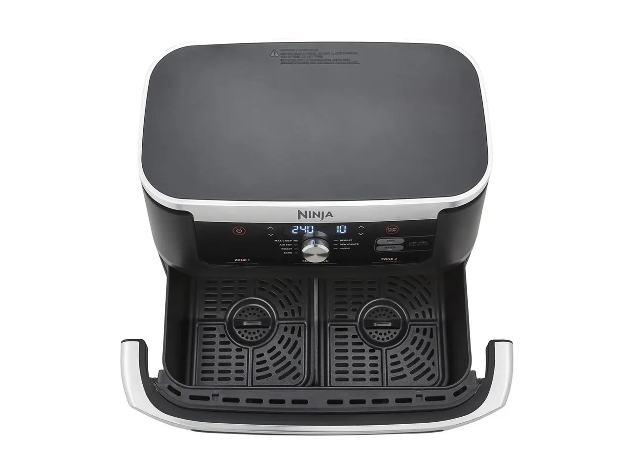 Billede 4 - Airfryer Ninja AF500EU Double 10,4 l - sort/rustfrit stål