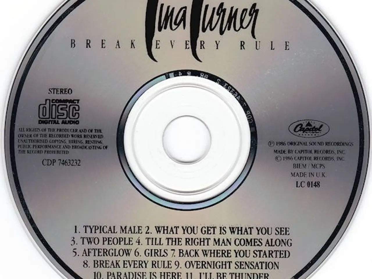 Billede 3 - Tina Turner – Break Every Rule – CD