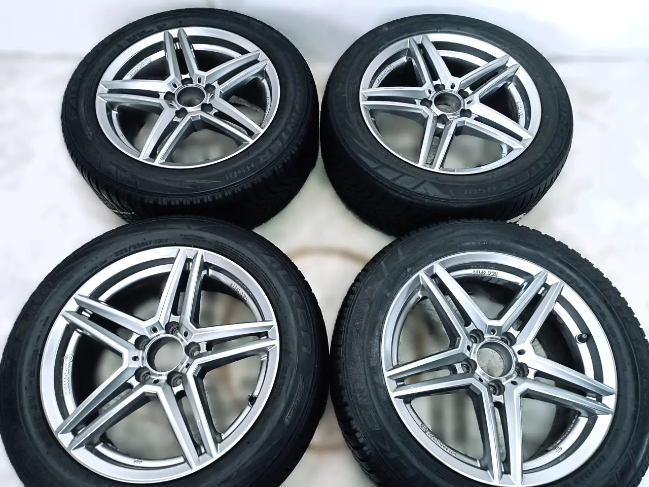 Billede 5 - 5x112 17" ET48 nav 66,6ø Uniwheels vintersæt inkl.
