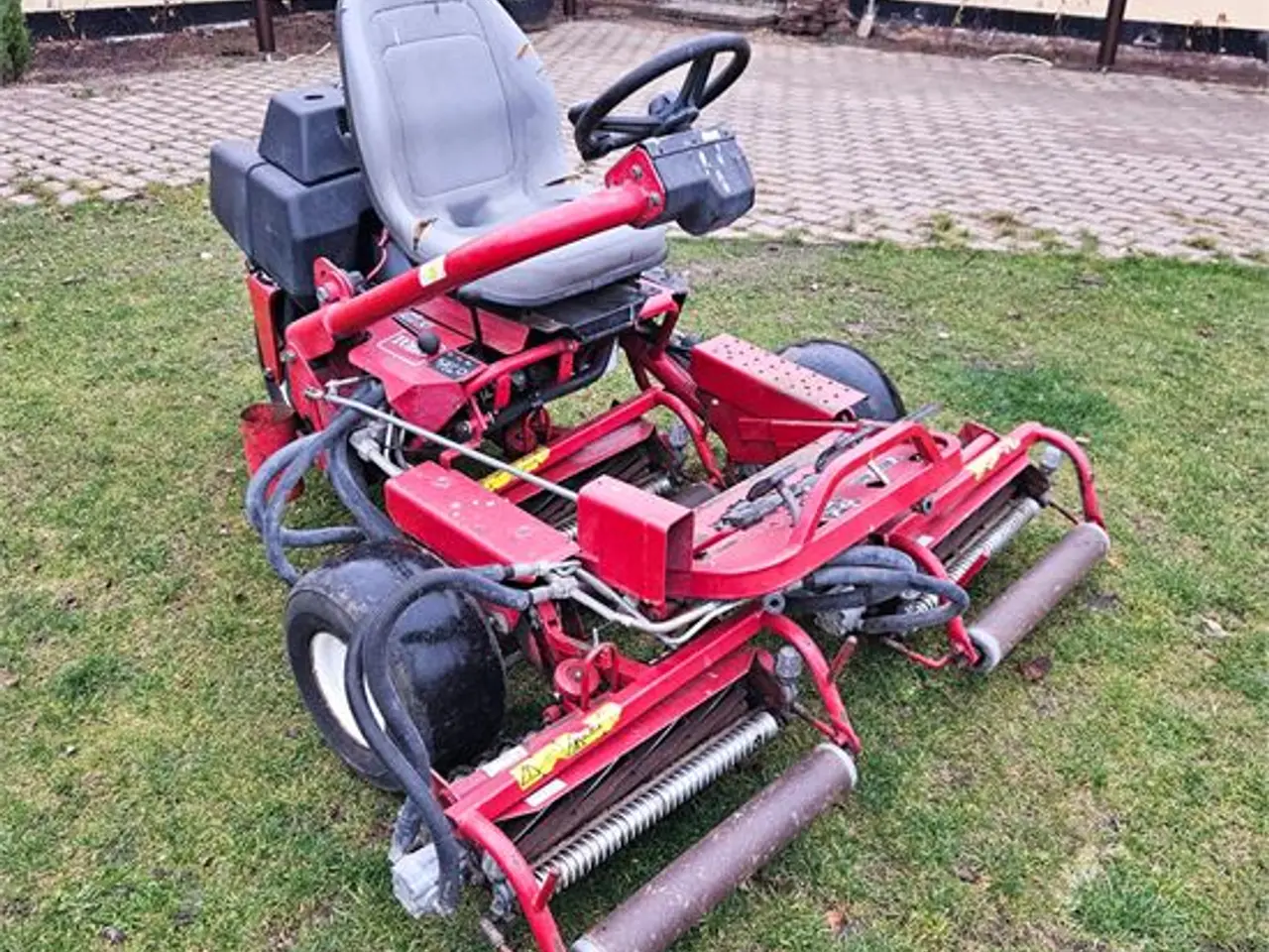 Billede 10 - Toro Greensmaster 3100 - Cylinder lawn mower - With 3 verticutter heads