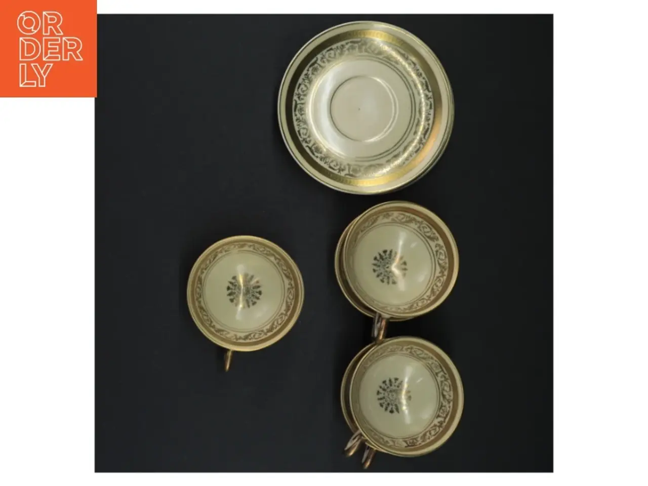 Billede 3 - Mokkakopper med underkopper (str. Diameter 11 cm kop 7,5 x 5 cm)