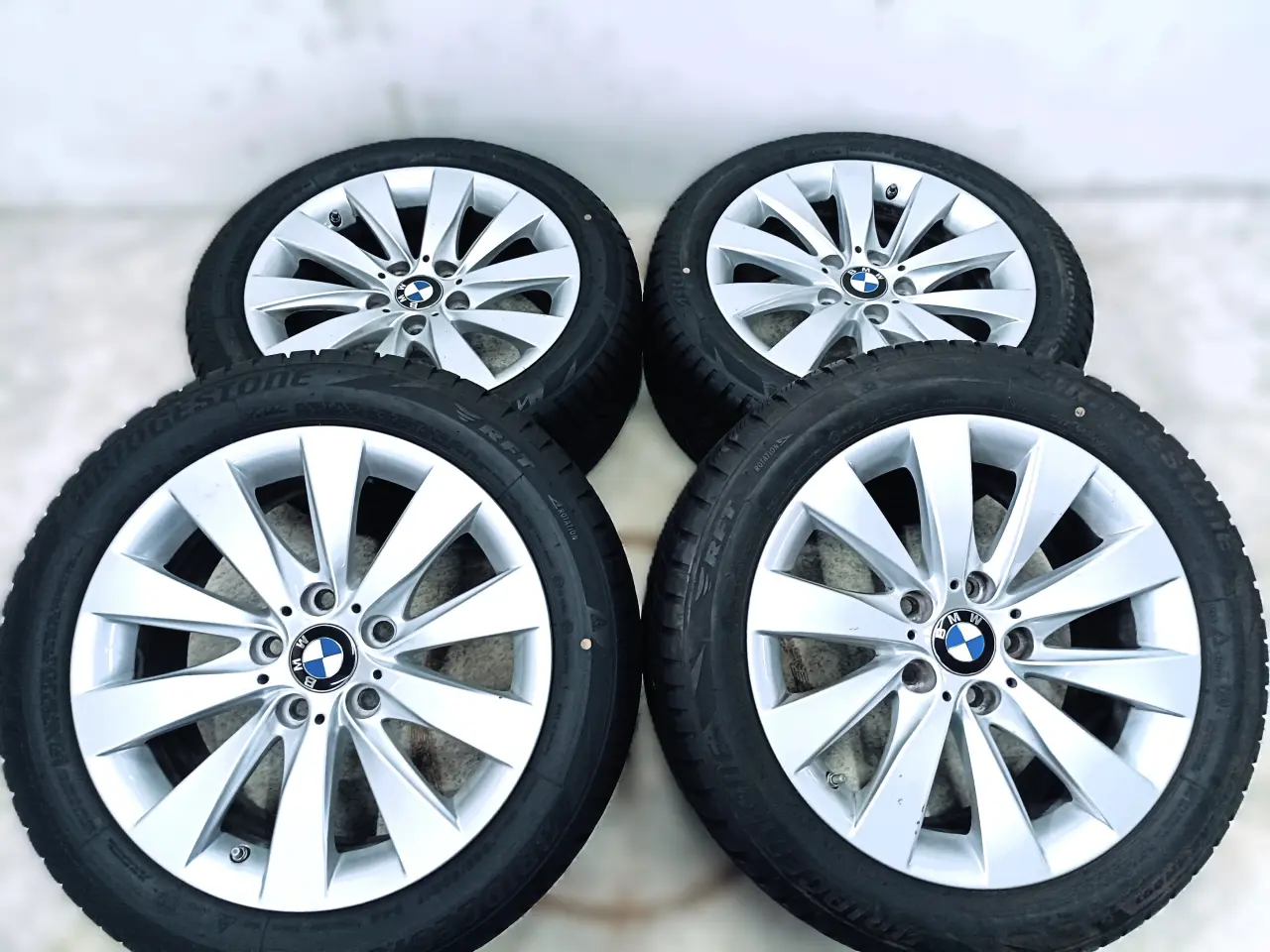 Billede 3 - 5x120 17" ET37 nav 72,6ø BMW vintersæt inkl.TPMS