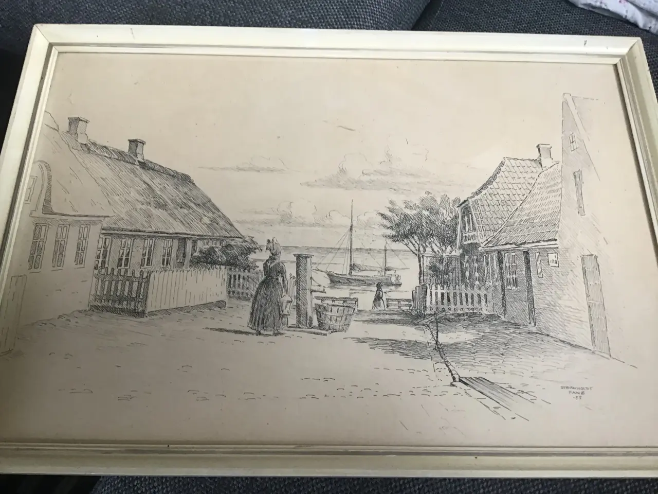 Billede 1 - Kultegning lavet af Steenholt fra 1955