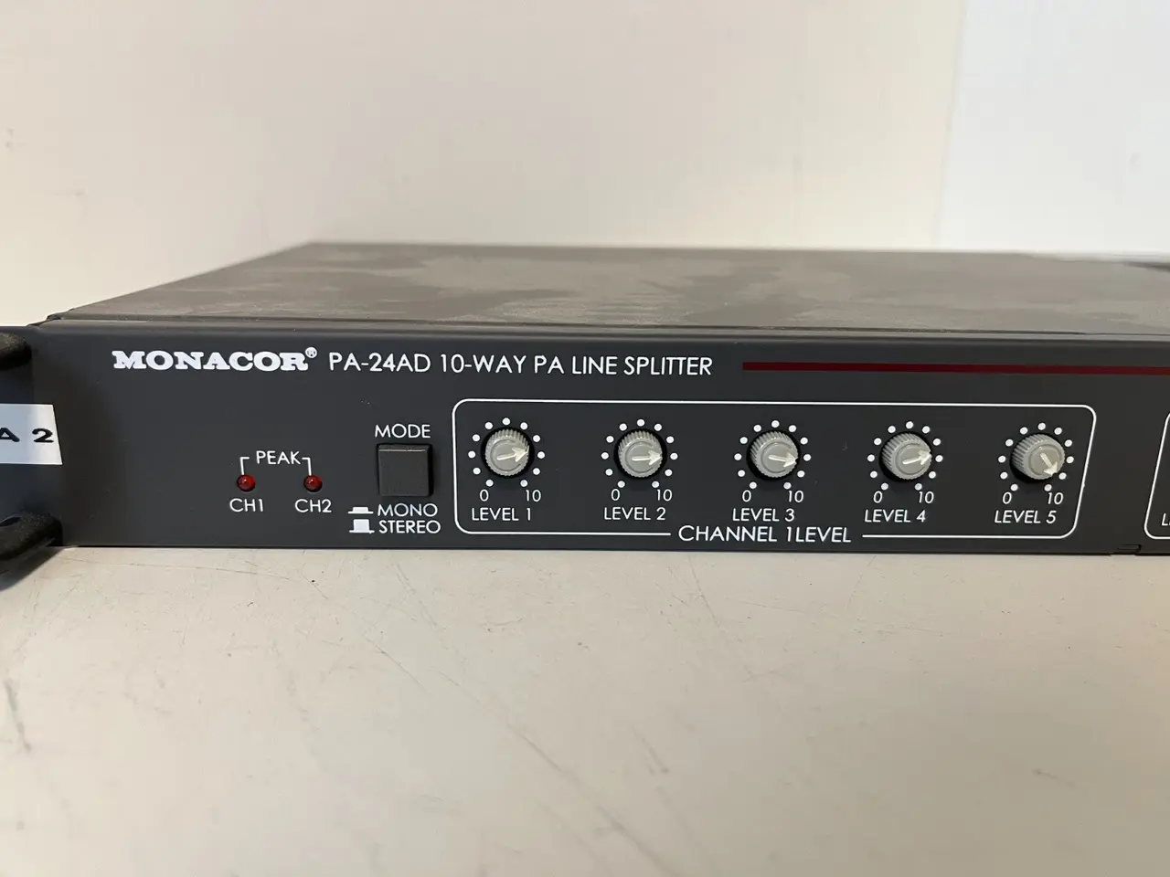 Billede 3 - Monacor PA-24AD 10-Way PA Line Splitter Rackmount