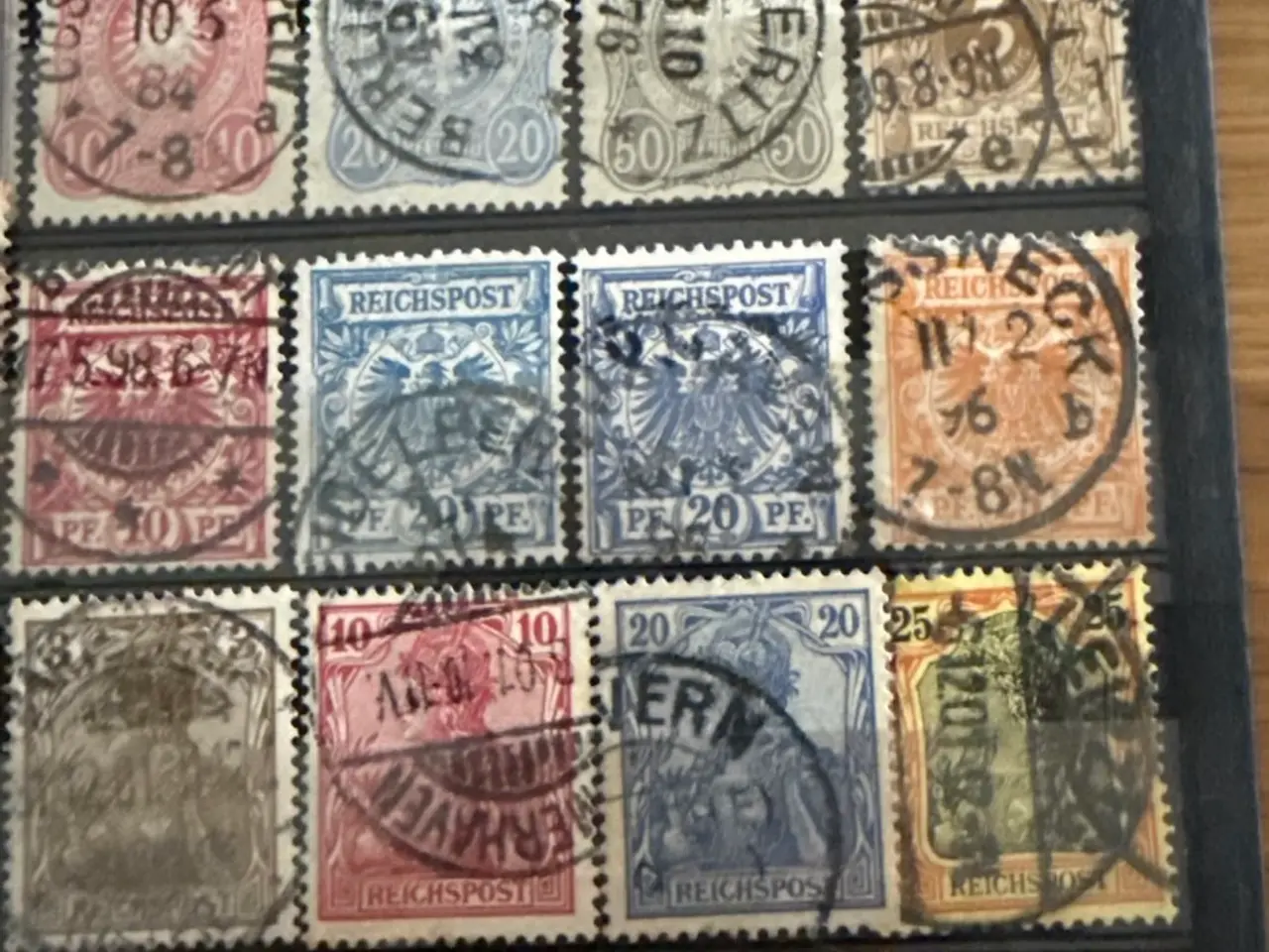 Billede 4 - Samling ældre frimærker fra det gamle Tyskland
