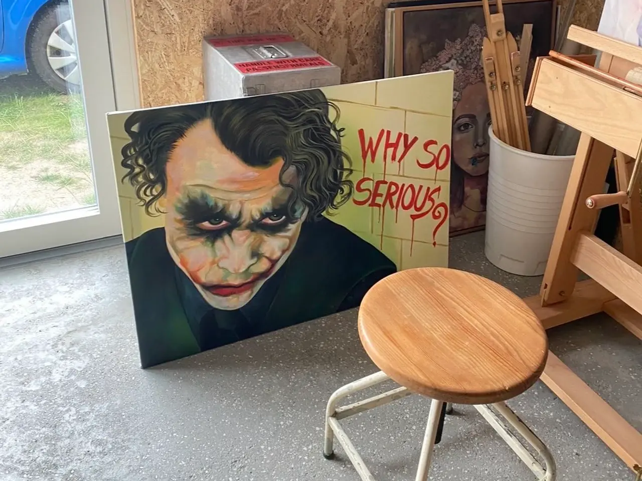 Billede 2 - Maleri - Joker 