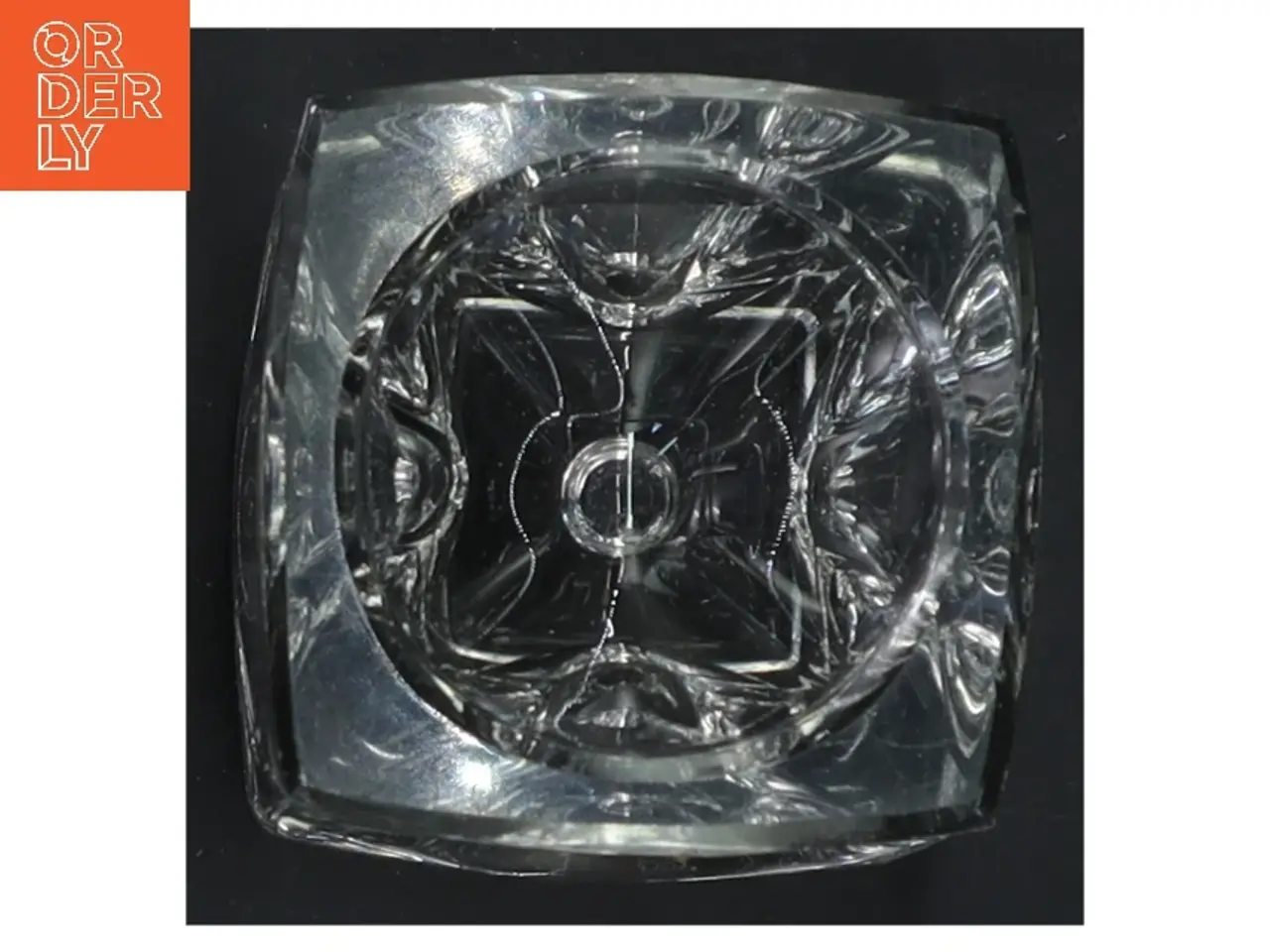 Billede 3 - Glas fyrfadsstage (str. 7x7x7 cm)
