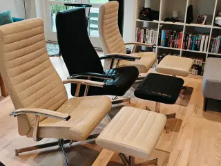 Luksus læder lænestol
