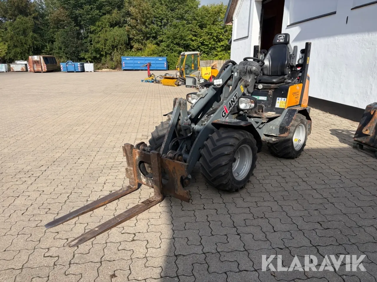 Billede 1 - Minilæsser Giant D337T X-TRA HD med tilbehør