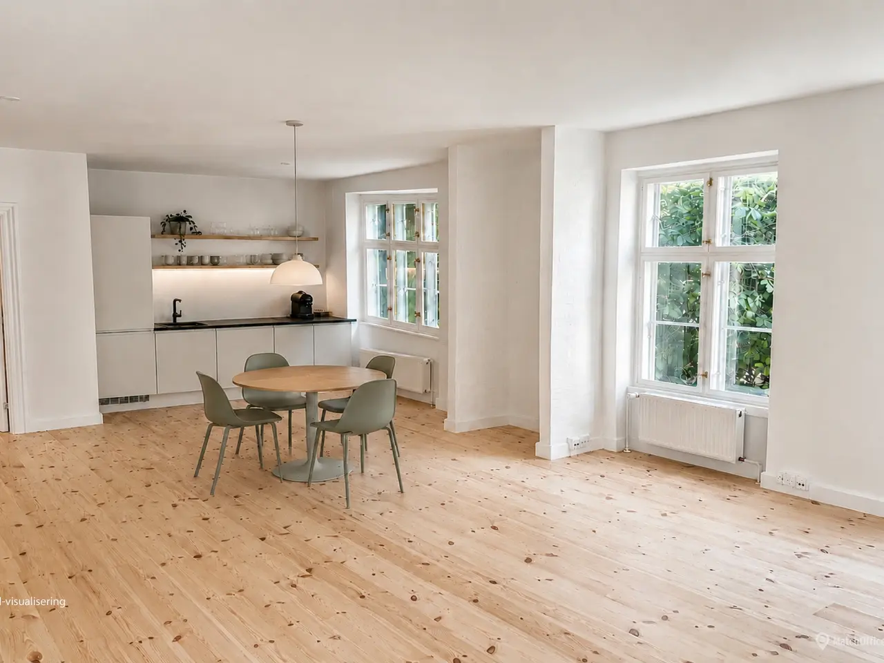 Billede 3 - Nyrenoveret lejemål på central beliggenhed