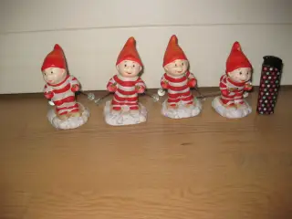 Skønne nisse skiløbere måske Pobra samlet