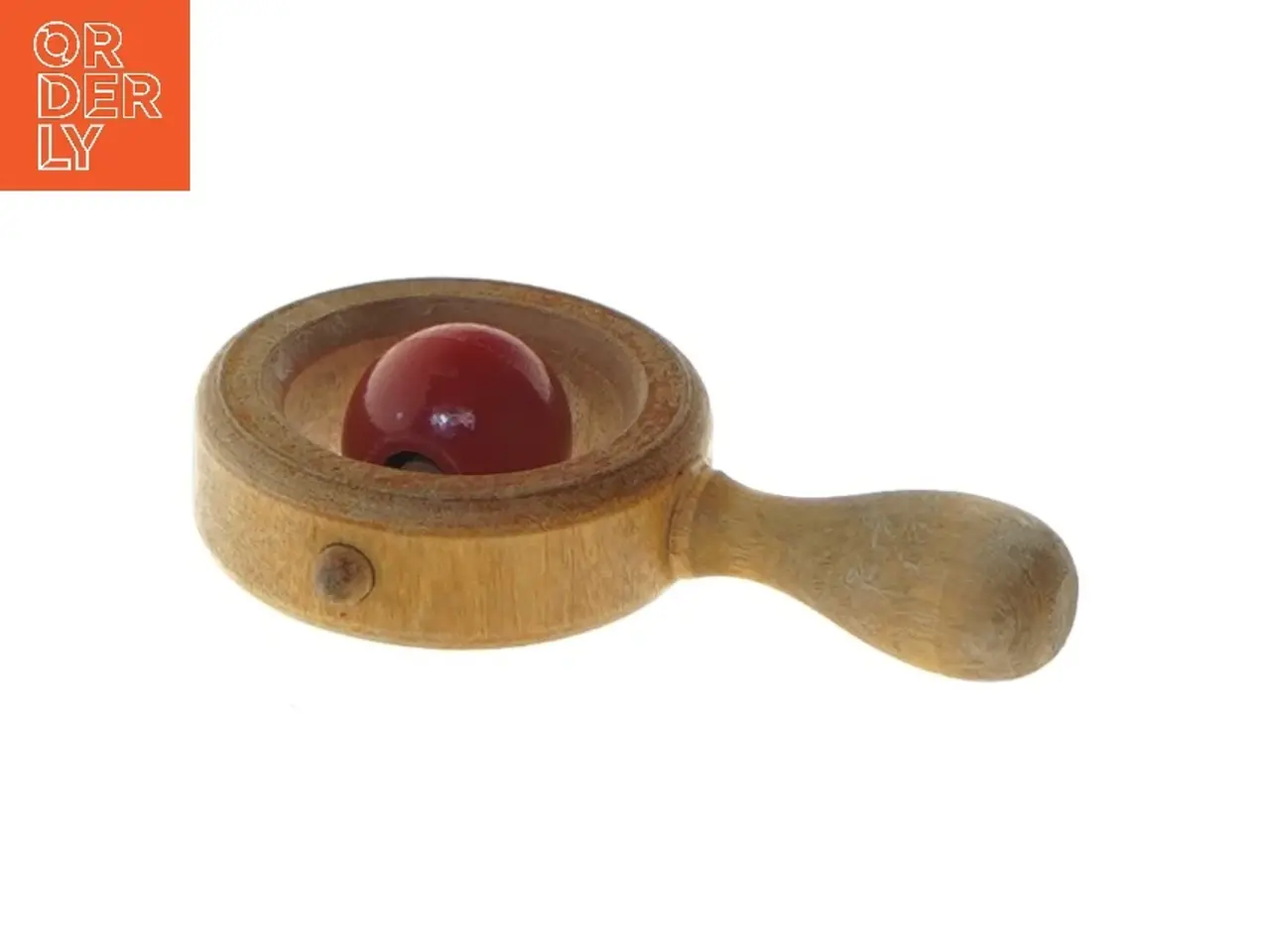 Billede 2 - Trælegetøj rangle med kugle (str. 10 cm)