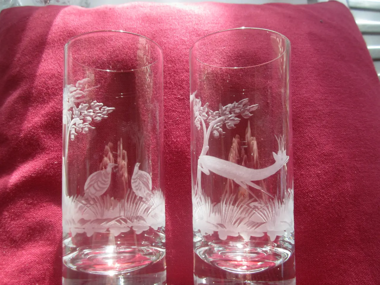 Billede 4 - Flotte Drinks/vand/ glas med slibningerm.m. pr stk