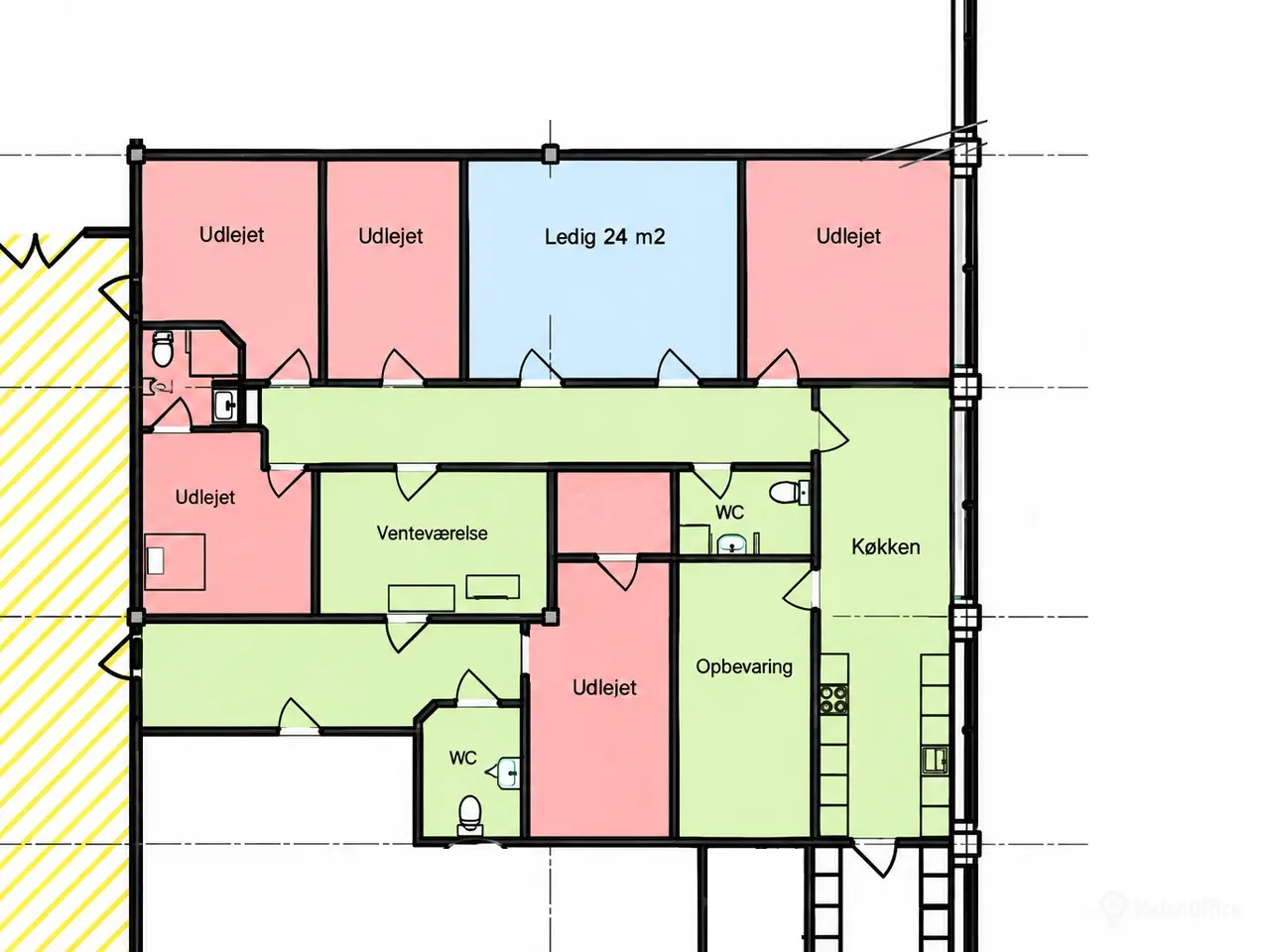 Billede 12 - 24 m2 privatklinikrum + 85 m2 fælles attraktive faciliteter