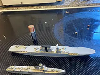 USS Saratoga inkl støtteskib med ekstra fly.