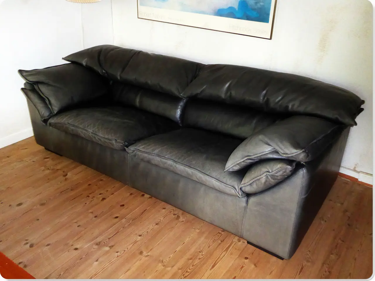 Billede 1 - Original N. Eilersen 2 1/2 person Monza lædersofa