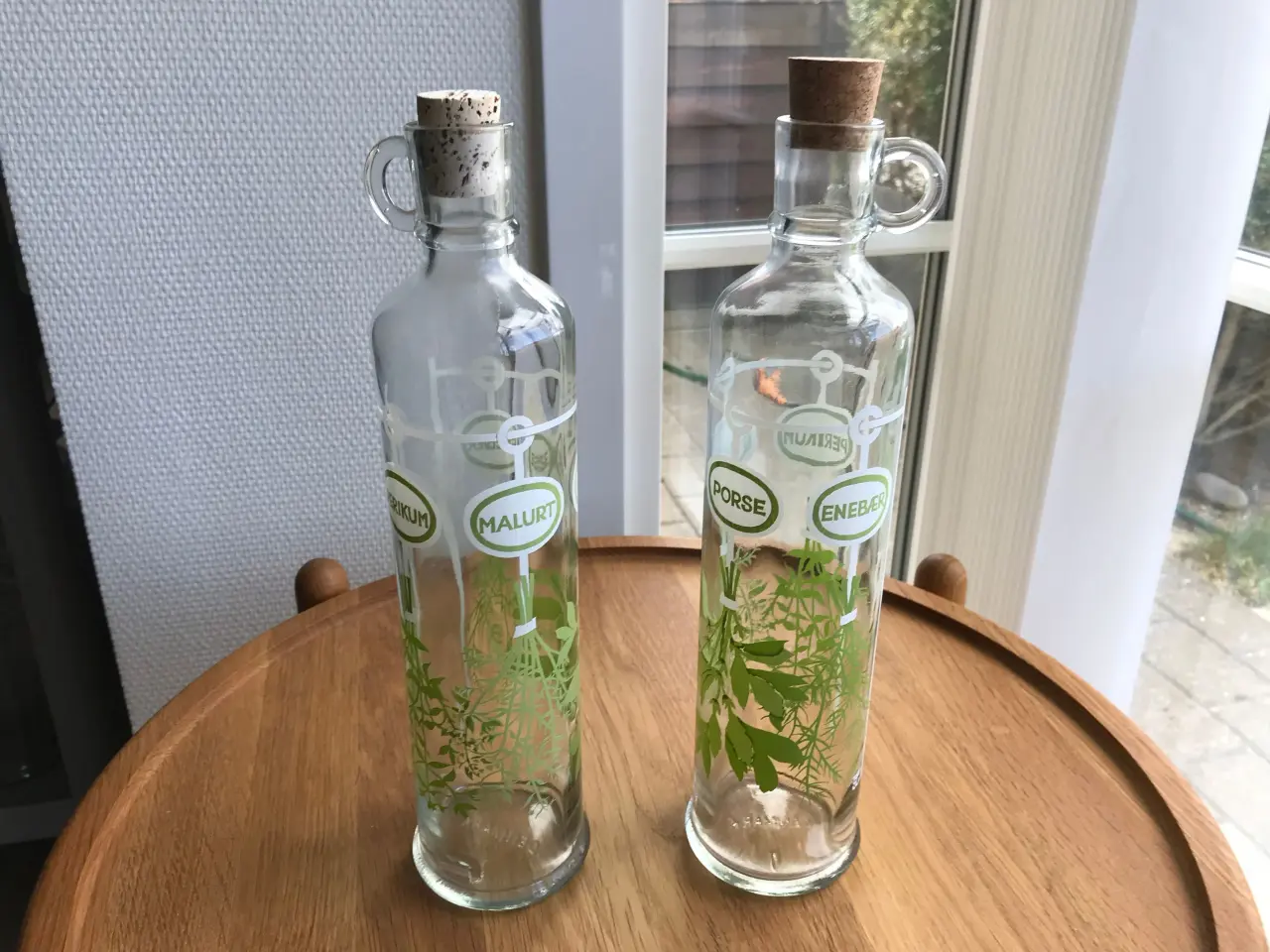 Billede 1 - Brændevinsdunke til "kryddersnaps" - Holmegaard
