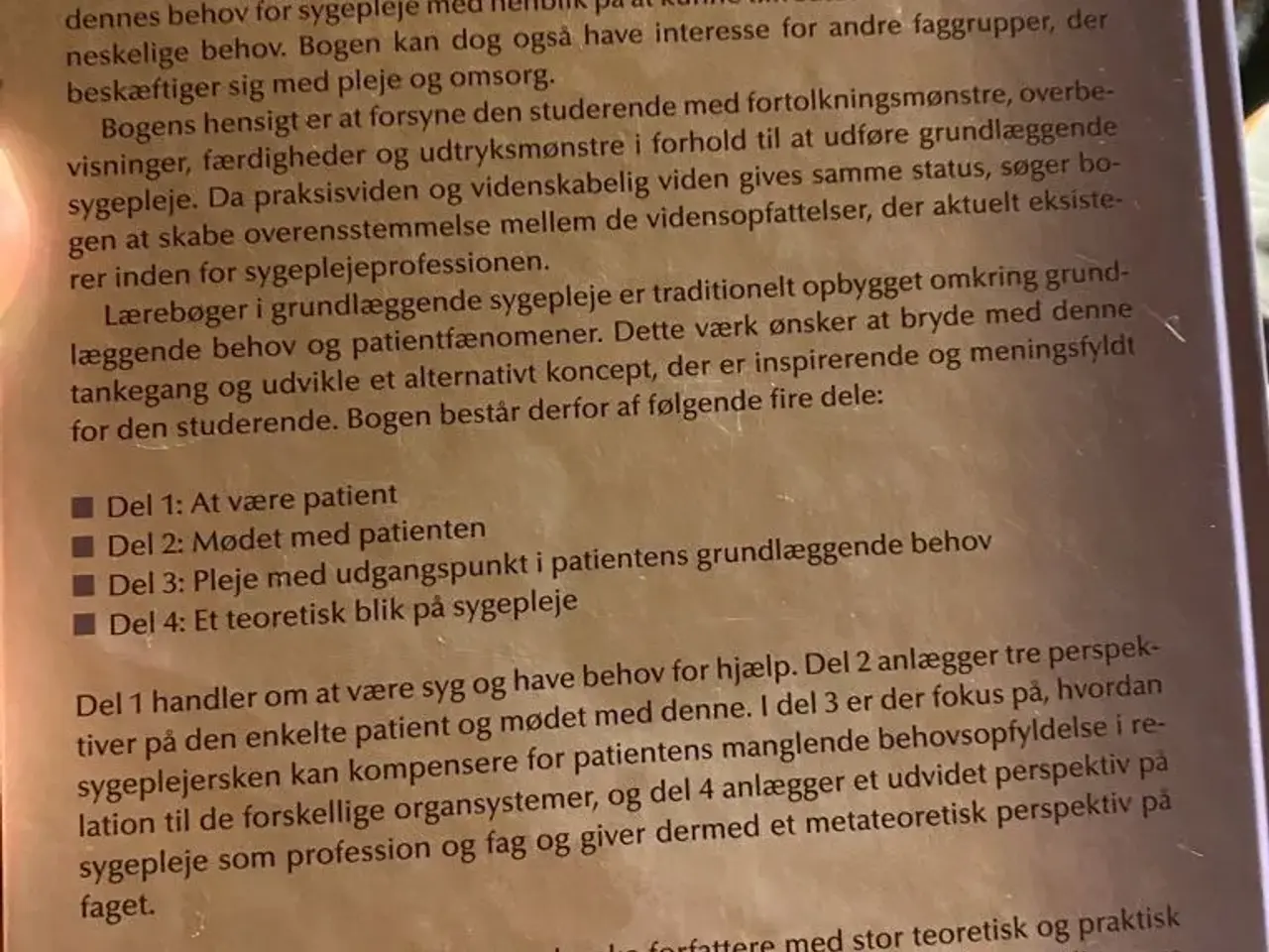 Billede 2 - Sygeplejebogen 1