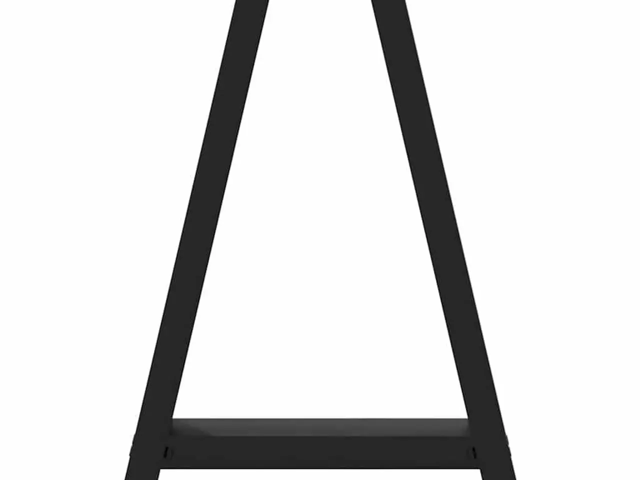 Billede 5 - Spisebordsben A-formet - 2 stk. sort stål 60 × (72-73) cm