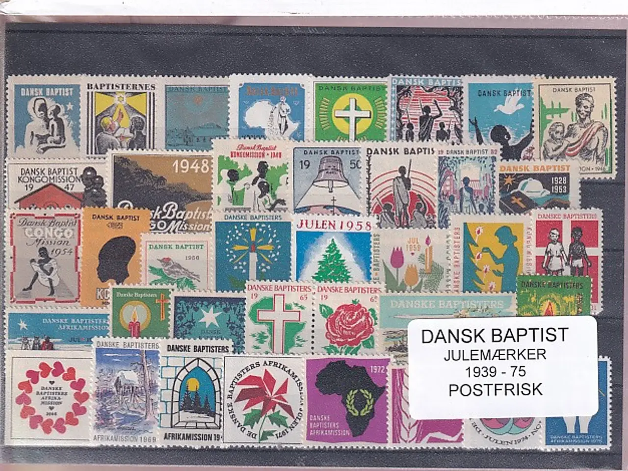 Billede 1 - Dansk Baptist Julemærker 1939 - 75 - Postfrisk
