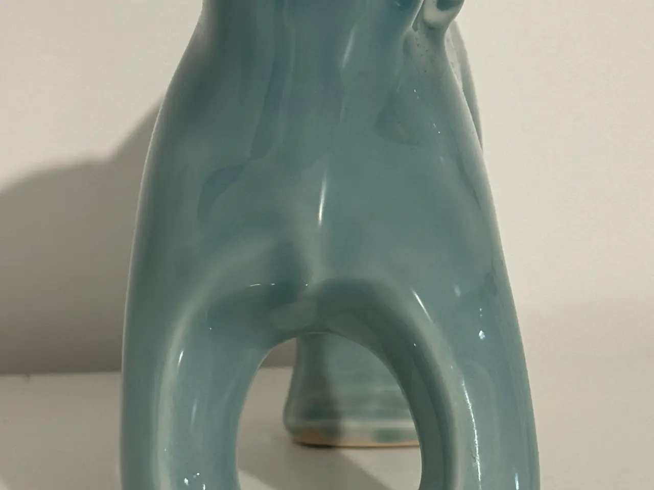 Billede 6 - Asiatisk abe figur m. grøn glasur