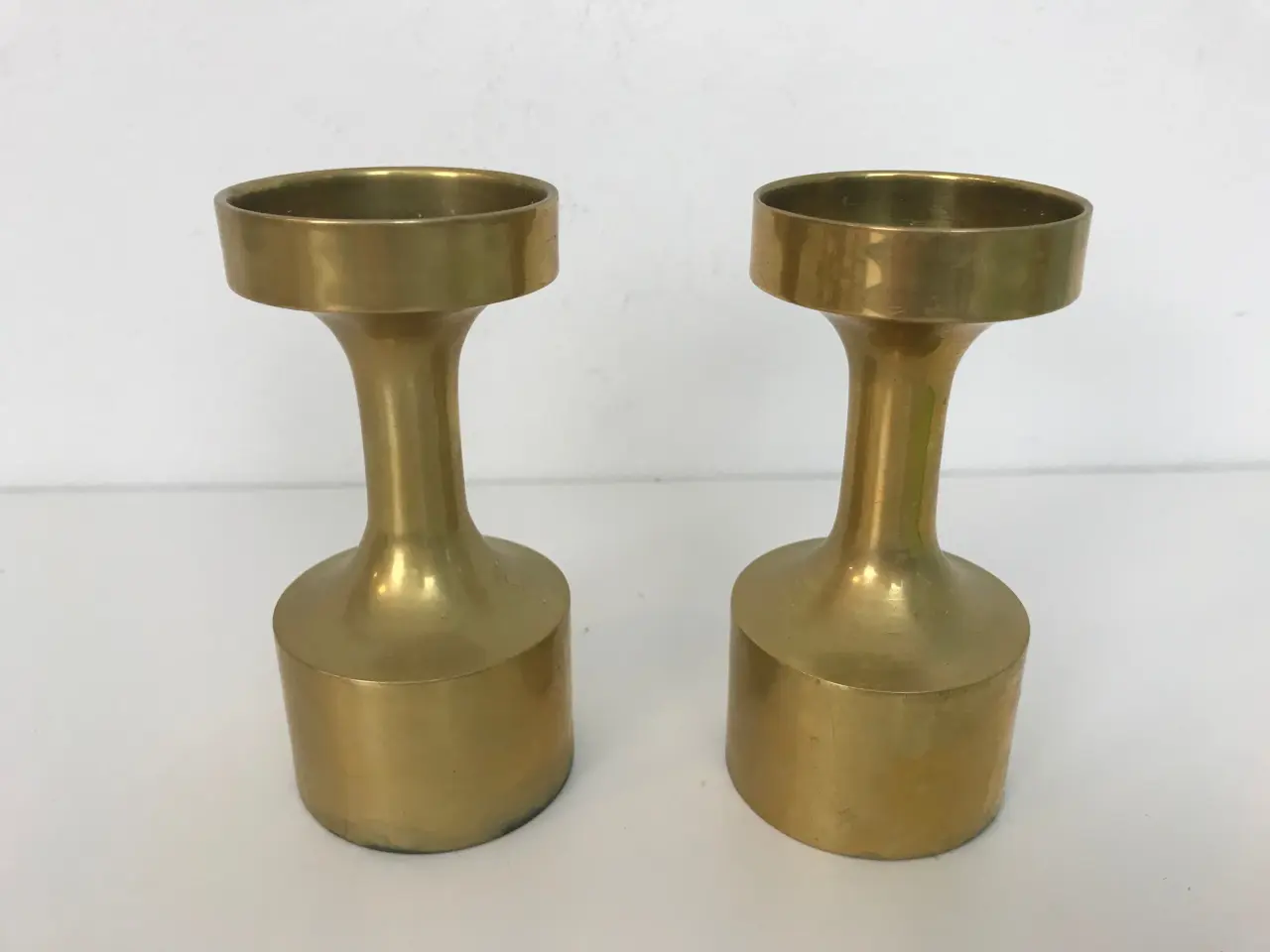 Billede 1 - Et sæt retro messing stager