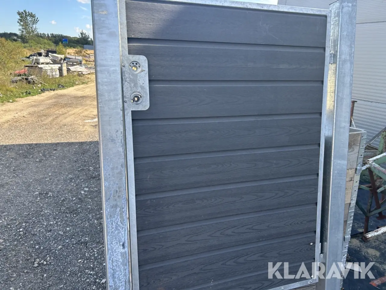 Billede 2 - Hegns låge komposit Kirkedal Sort