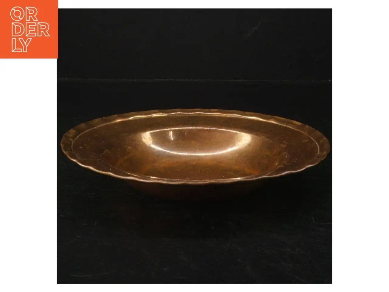 Billede 1 - Messing Skål med kvinde symbol (str. Ø. 20 cm)