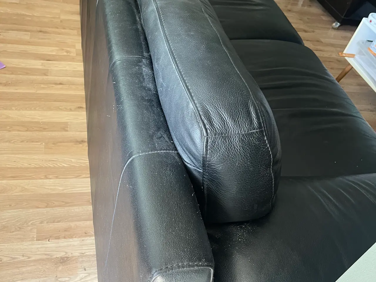 Billede 3 - Lædersofa af okse 