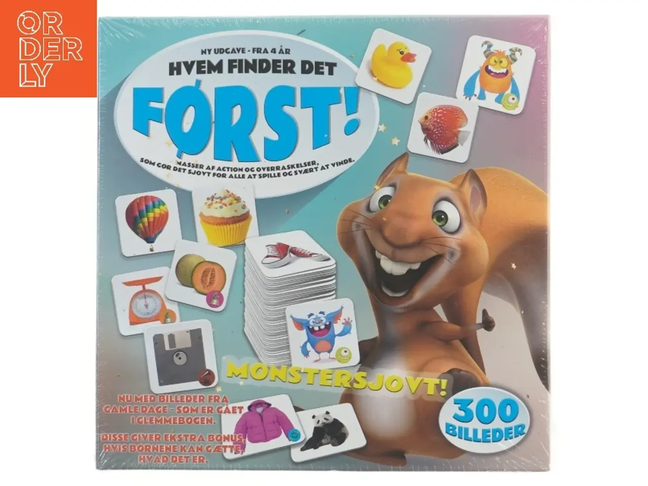 Billede 1 - Hvem Finder Det Først! brætspil (str. 27x27 cm)