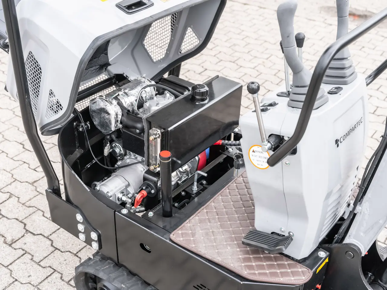Billede 26 - Bobmaster Basic diesel minigraver - 850 kg, inkl. skovlsæt