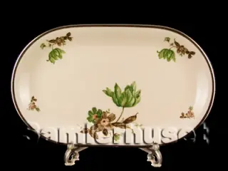 Grøn Vallø Platin Stegefad 28x16½ cm.