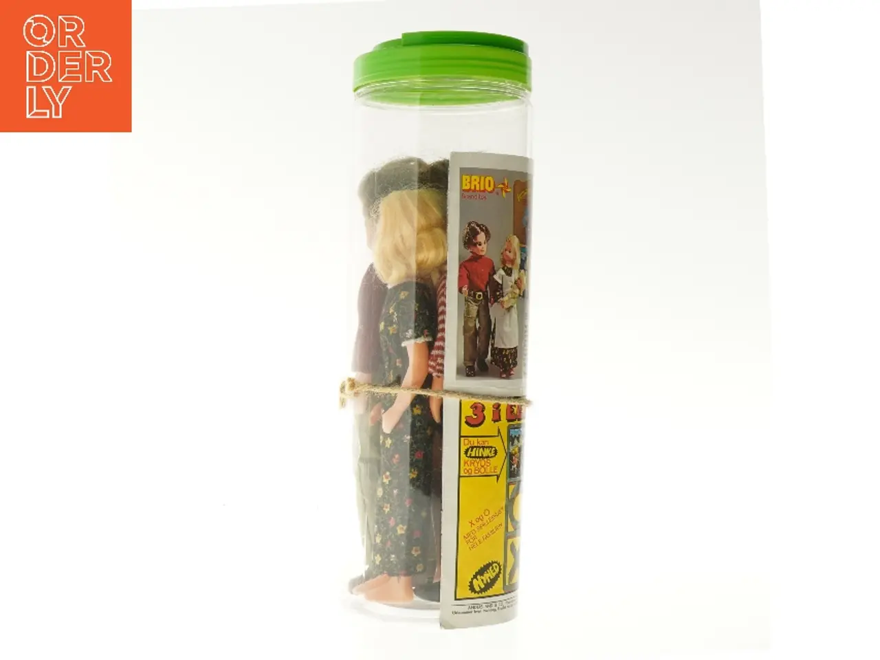 Billede 2 - Brio Dukkefamilie i plastikbeholder (str. 31 cm)