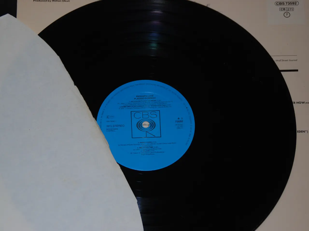Billede 3 - LP - Plácido Domingo with John Denver