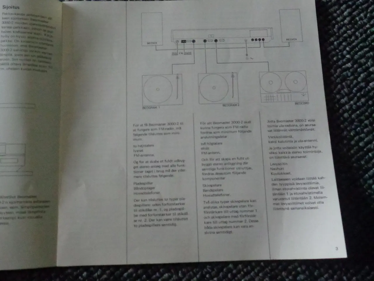 Billede 4 - Brochure til Bang & Olufsen udstyr.